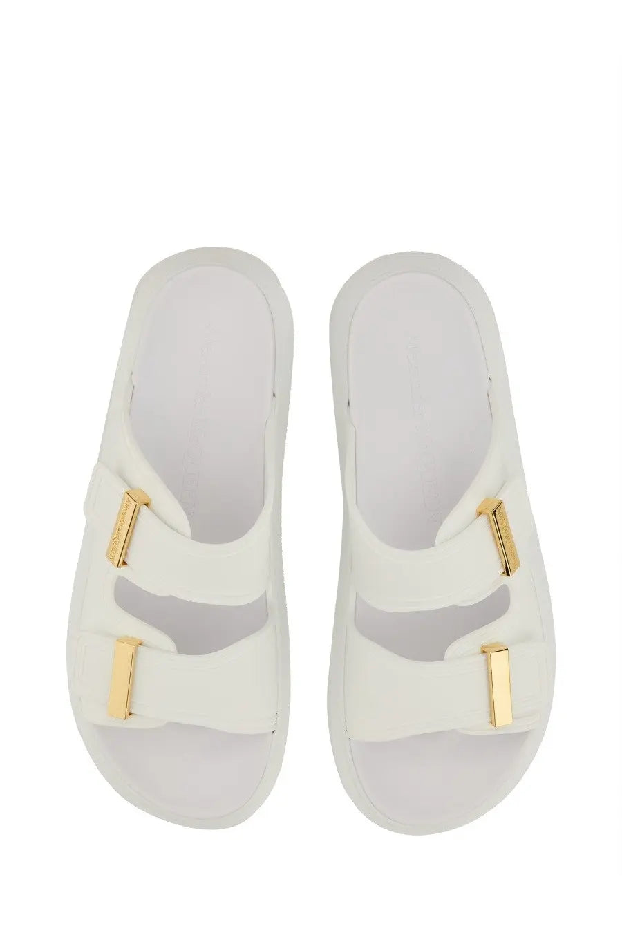 Alexander McQueen Women's Oversize Hybrid Sandal White, view 4