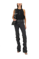 Alexander McQueen Women's Ribbed Tank Top Black, view 2