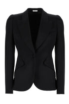 Alexander McQueen Women's Single Breasted Jacket Black