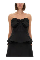 Alexander McQueen Women's Strapless Corset Top Black