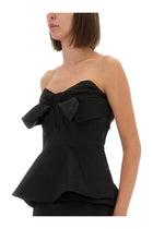 Alexander McQueen Women's Strapless Corset Top Black, view 3