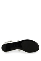Alexander McQueen Women's Strappy Sandal Silver, view 5
