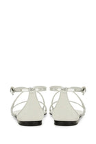 Alexander McQueen Women's Strappy Sandal Silver, view 3