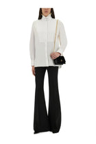 Alexander McQueen Women's Tuxedo Shirt White, view 2