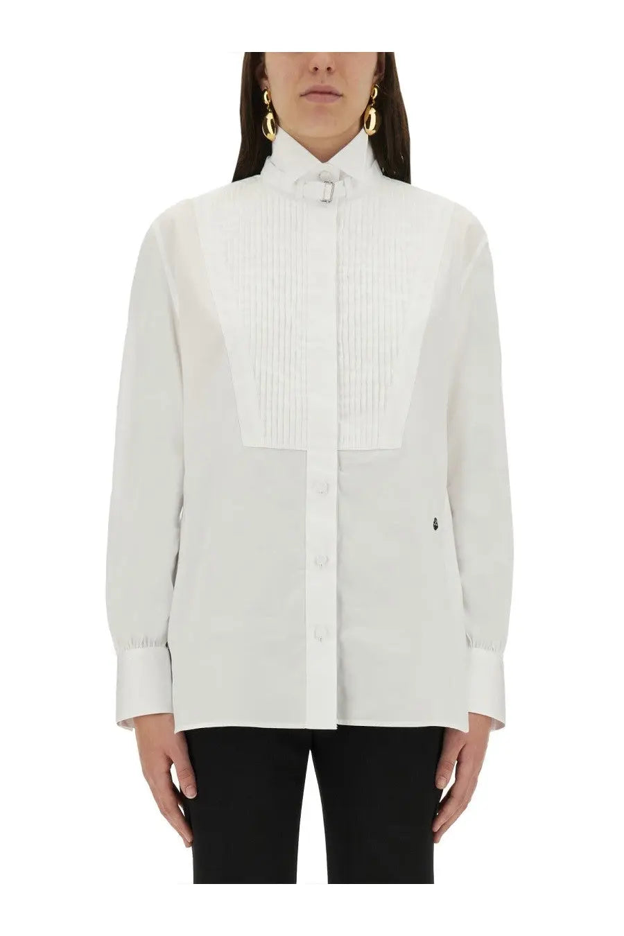 Alexander McQueen Women's Tuxedo Shirt White