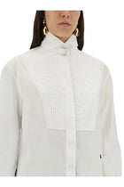 Alexander McQueen Women's Tuxedo Shirt White, view 4
