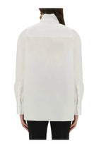 Alexander McQueen Women's Tuxedo Shirt White, view 3