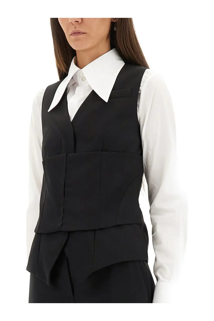 Alexander McQueen Women's Vest Corset Black, view 4