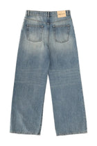 Alexander McQueen Women's Wide Leg Jeans Blue, view 2