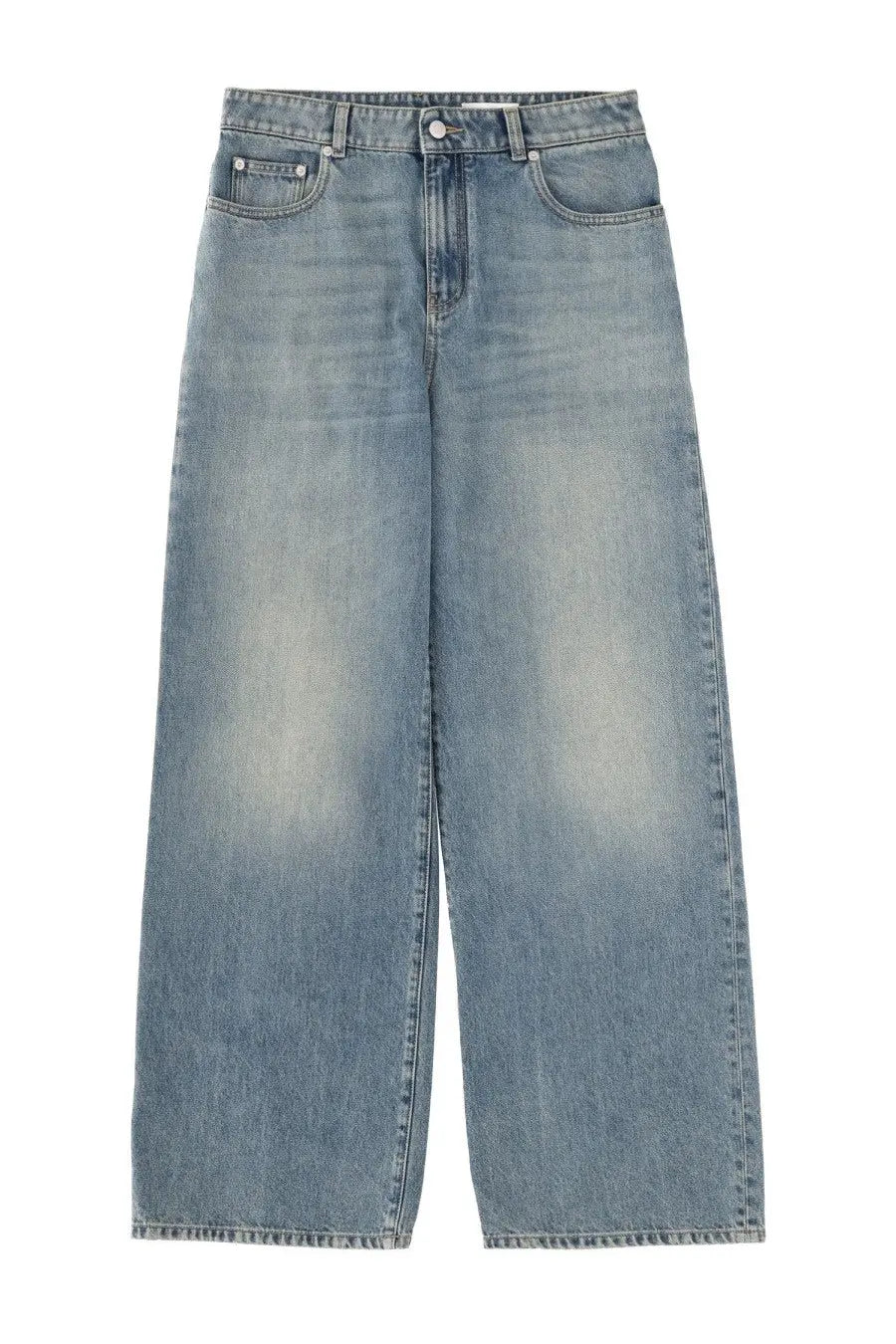 Alexander McQueen Women's Wide Leg Jeans Blue