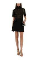 Alexander McQueen Women's Wool Mini Skirt Black, view 2