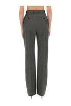 Alexander McQueen Women's Wool Pants Grey, view 3