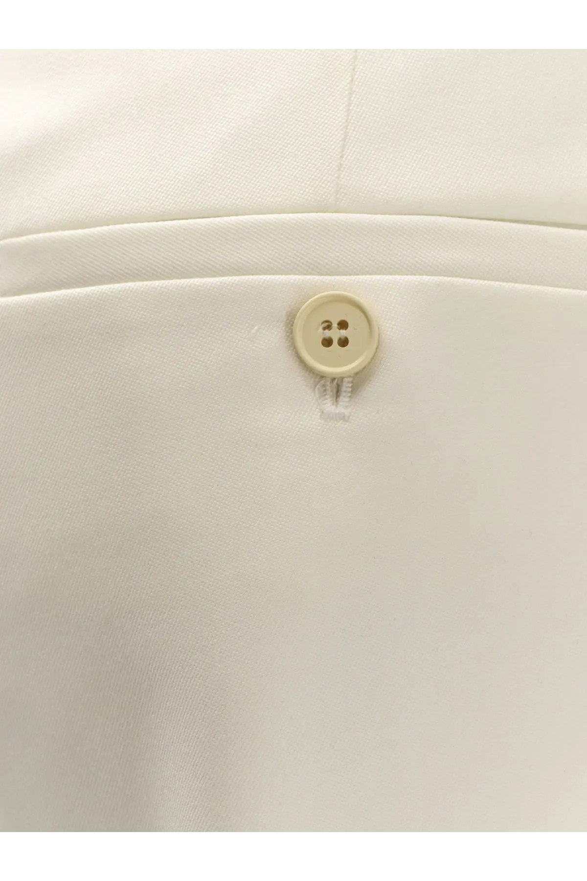Alexander McQueen Women's Wool Trousers White, view 5