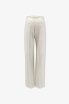 Alexander McQueen Women's Wool Trousers White, view 4