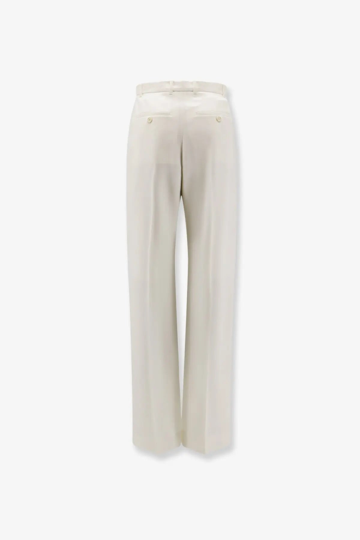 Alexander McQueen Women's Wool Trousers White, view 4