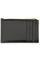 Alexander McQueen Women's Zippered Card Holder Black, view 2