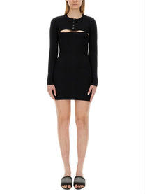 Alexander Wang - Alexander Wang Knitted Mini Dress - Women’s Clothing
