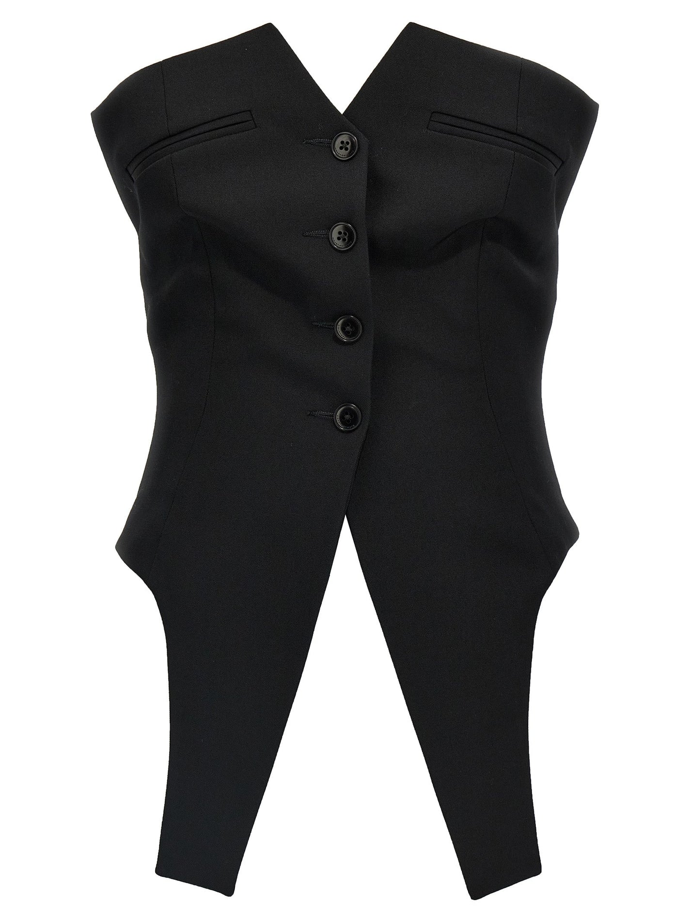 ALEXANDER WANG - ALEXANDER WANG - Deconstructed vest - Women’s Outerwear