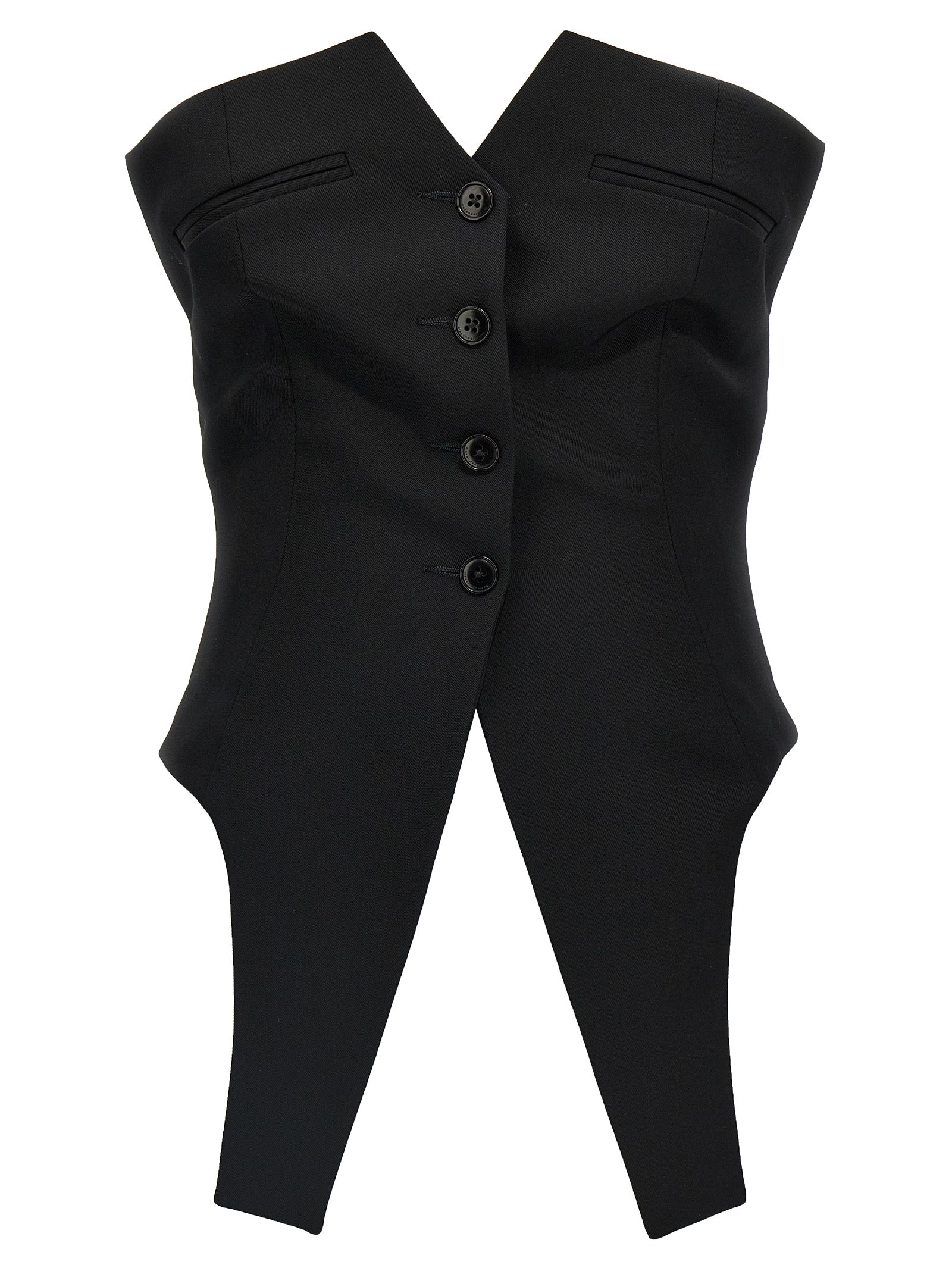 ALEXANDER WANG - ALEXANDER WANG - Deconstructed vest - Women’s Outerwear