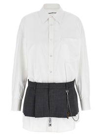 ALEXANDER WANG - ALEXANDER WANG - ’Pre-Styled Shirt Dress W Chain’ dress - Women’s Clothing