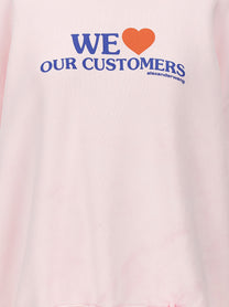 ALEXANDER WANG - ALEXANDER WANG - ’We Love Our Customers’ sweatshirt - Women’s Sweatshirts