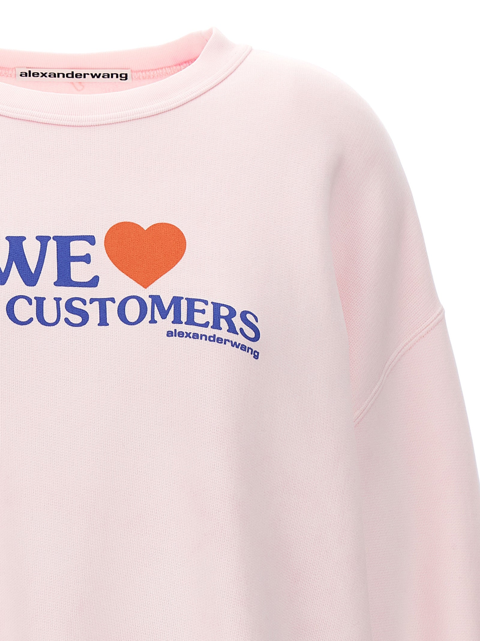 ALEXANDER WANG - ALEXANDER WANG - ’We Love Our Customers’ sweatshirt - Women’s Sweatshirts