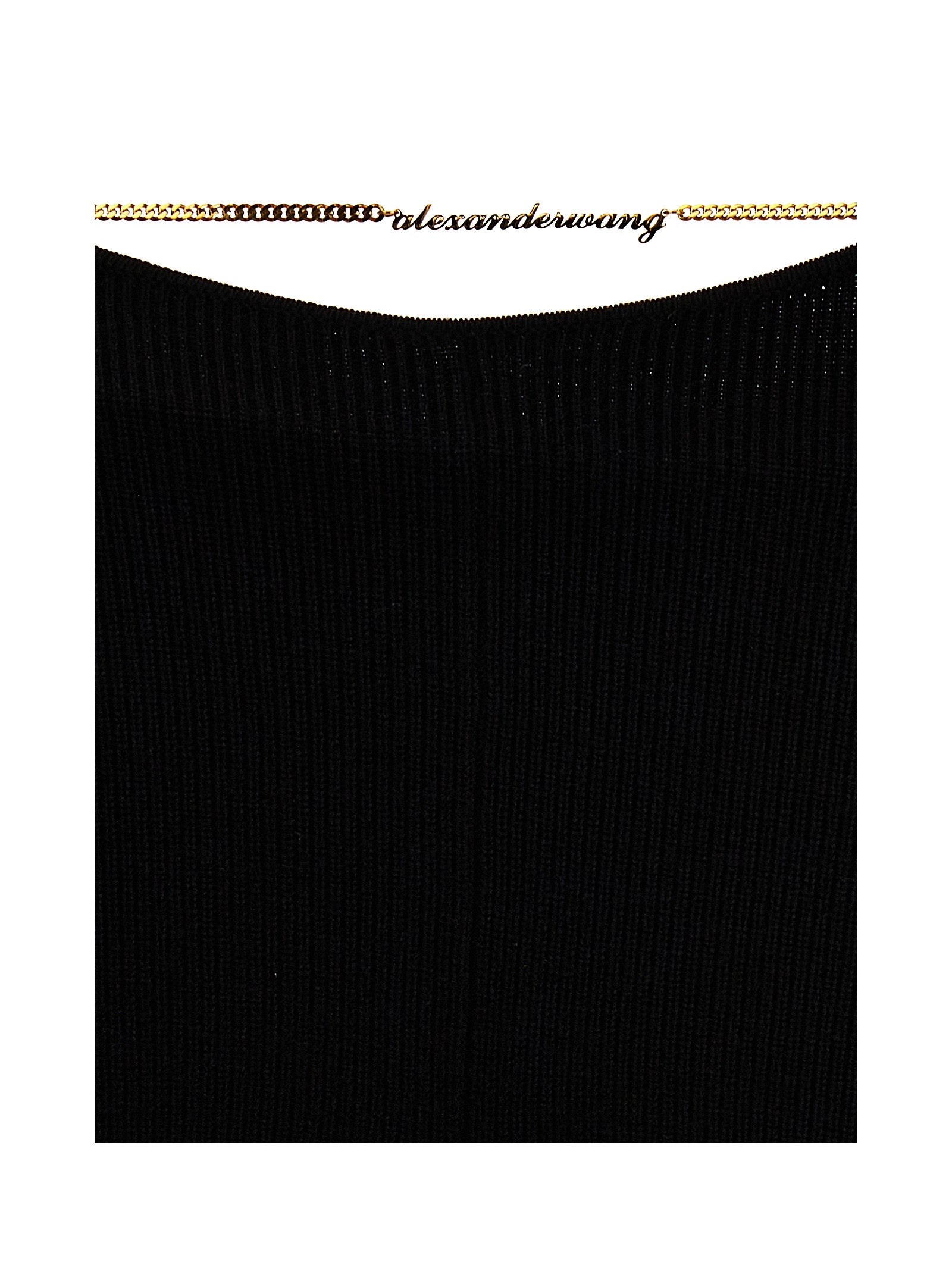 ALEXANDER WANG - ALEXANDER WANG - ’Gold Nameplate Chain’ pants - Women’s Pants