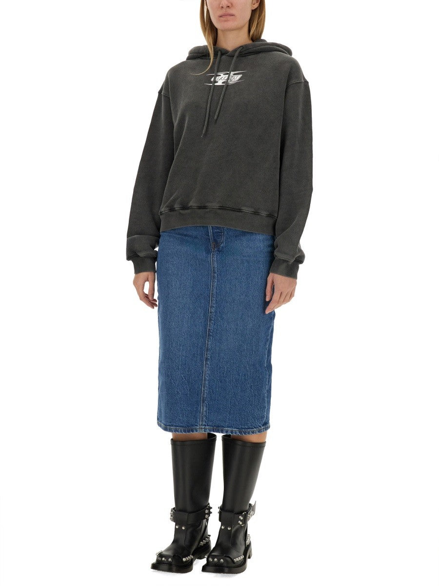 ALEXANDERWANG.T - Alexanderwang.T Sweatshirt With Logo - Women’s Sweatshirts