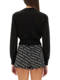 ALEXANDERWANG.T - Alexanderwang.T Cropped Cardigan - Women’s Knitwear