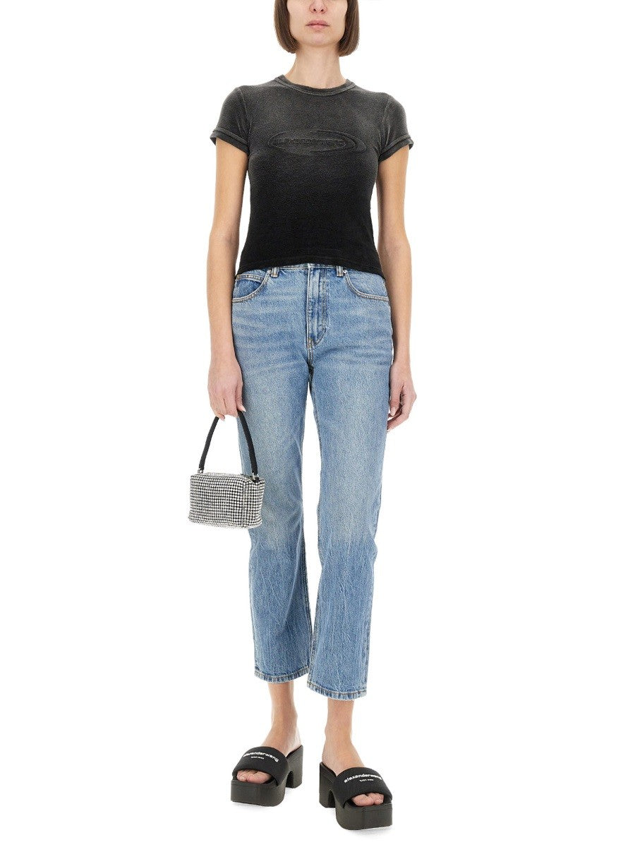ALEXANDERWANG.T - Alexanderwang.T T Shirt With Logo - Woman-&gt;Clothing-&gt;t-shirts