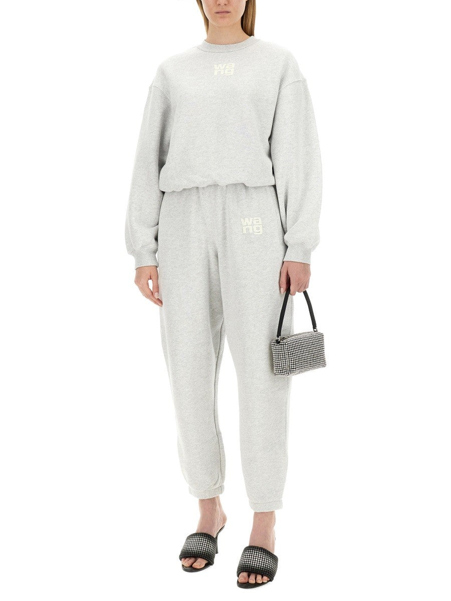 ALEXANDERWANG.T - Alexanderwang.T Jogging Pants With Logo - Women’s Pants