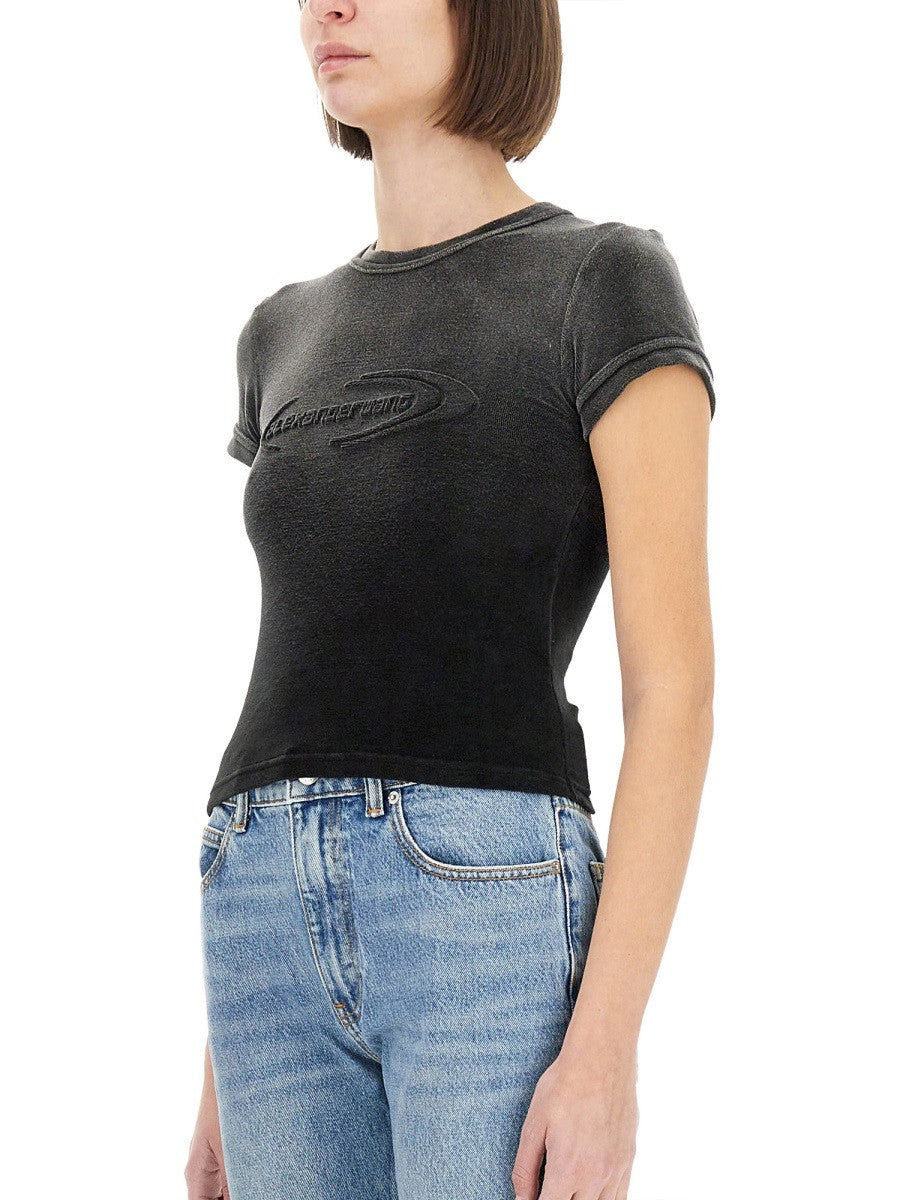 ALEXANDERWANG.T - Alexanderwang.T T Shirt With Logo - Woman-&gt;Clothing-&gt;t-shirts