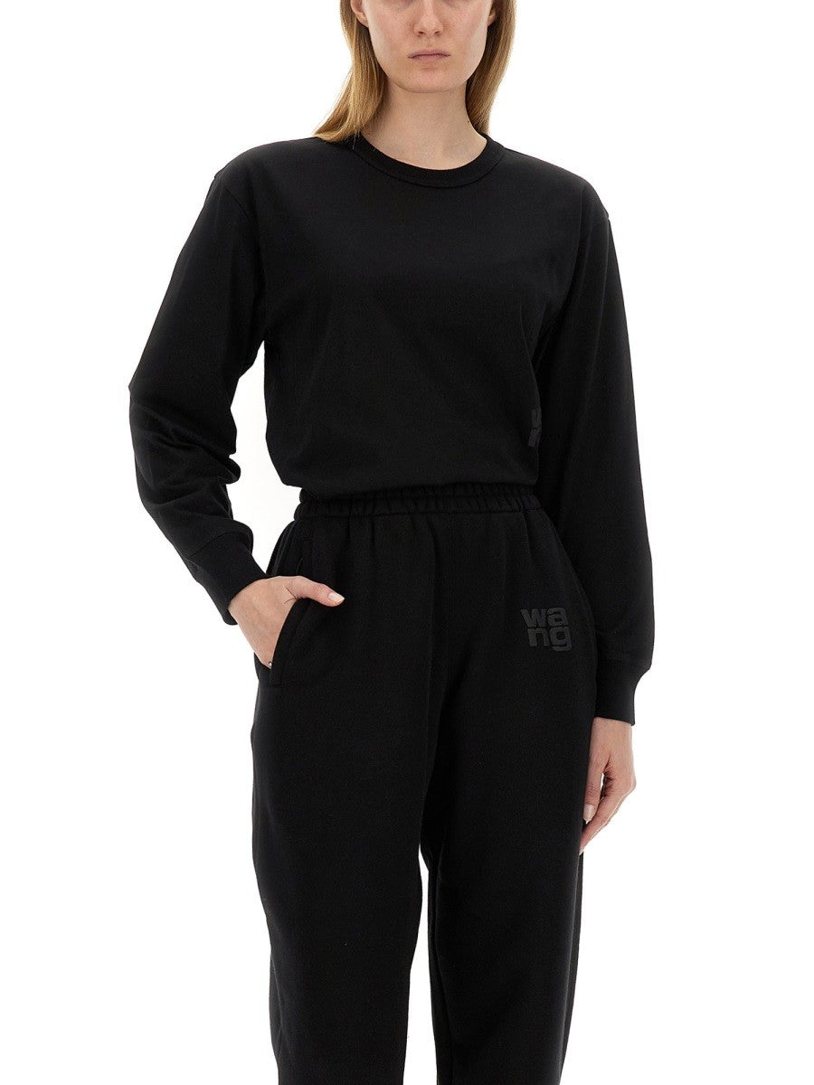 ALEXANDERWANG.T - Alexanderwang.T T Shirt With Logo - Woman-&gt;Clothing-&gt;t-shirts