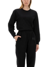 ALEXANDERWANG.T - Alexanderwang.T T Shirt With Logo - Woman-&gt;Clothing-&gt;t-shirts