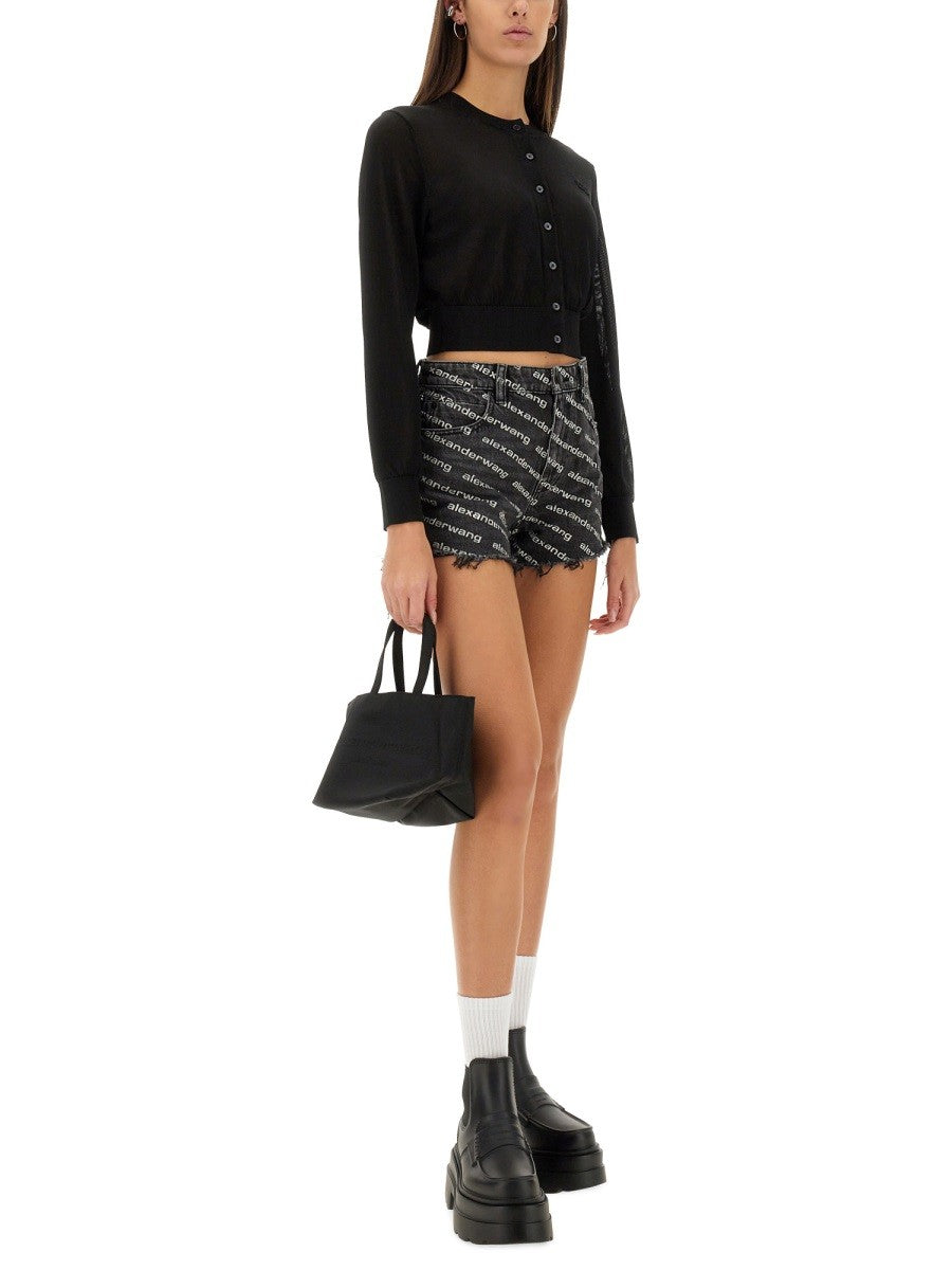 ALEXANDERWANG.T - Alexanderwang.T Cropped Cardigan - Women’s Knitwear