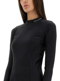 ALEXANDERWANG.T - Alexanderwang.T Long Dress With Logo - Women’s Clothing