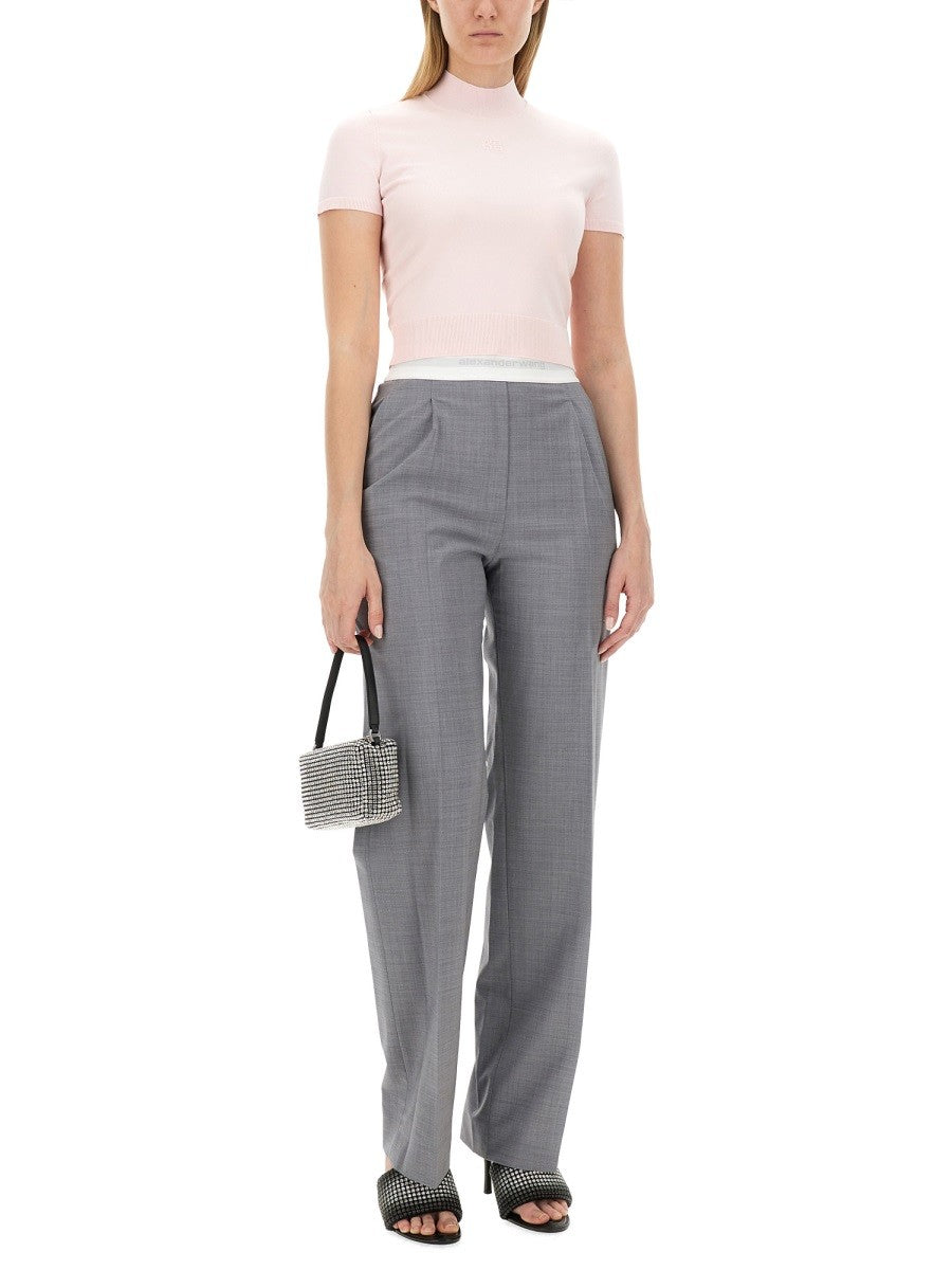 ALEXANDERWANG.T - Alexanderwang.T T Shirt With Logo - Woman-&gt;Clothing-&gt;t-shirts