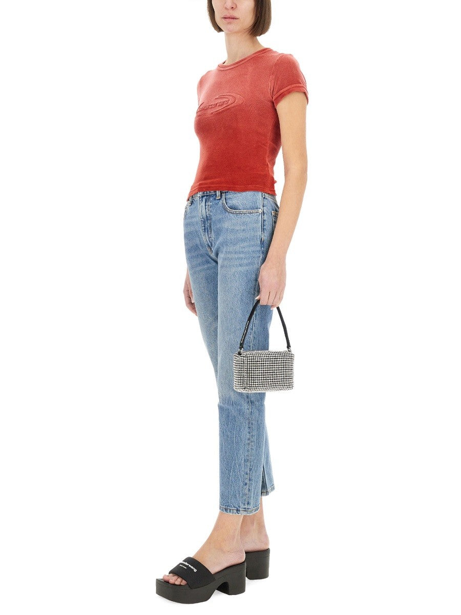 ALEXANDERWANG.T - Alexanderwang.T T Shirt With Logo - Woman-&gt;Clothing-&gt;t-shirts