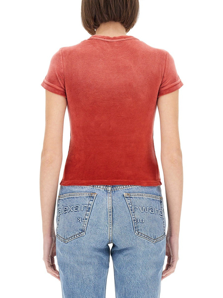 ALEXANDERWANG.T - Alexanderwang.T T Shirt With Logo - Woman-&gt;Clothing-&gt;t-shirts
