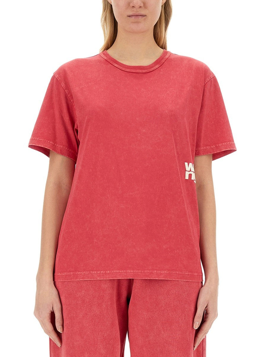 ALEXANDERWANG.T - Alexanderwang.T T Shirt With Logo - Woman-&gt;Clothing-&gt;t-shirts