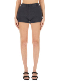 ALEXANDERWANG.T - Alexanderwang.T Shorts With Logo - Women’s Clothing