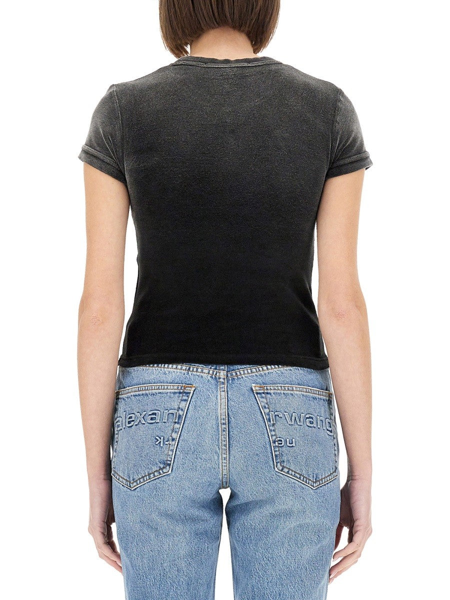 ALEXANDERWANG.T - Alexanderwang.T T Shirt With Logo - Woman-&gt;Clothing-&gt;t-shirts