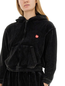ALEXANDERWANG.T - Alexanderwang.T Velour Sweatshirt - Women’s Sweatshirts