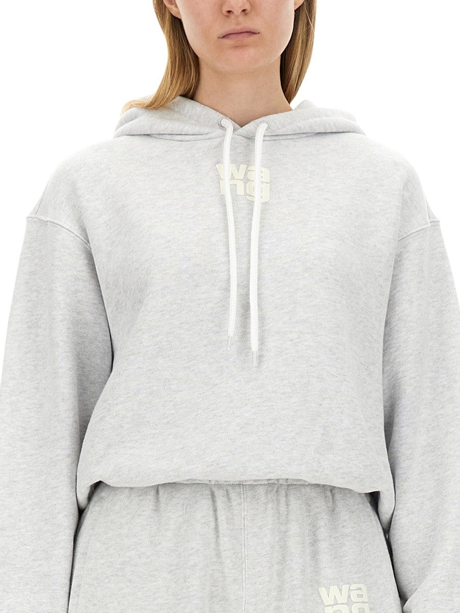 ALEXANDERWANG.T - Alexanderwang.T Felpa Con Logo - Women’s Sweatshirts