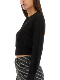 ALEXANDERWANG.T - Alexanderwang.T Cropped Cardigan - Women’s Knitwear