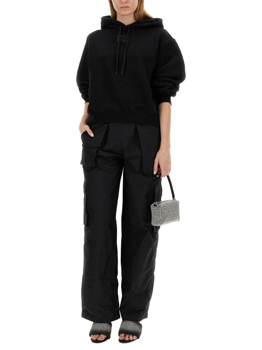 ALEXANDERWANG.T - Alexanderwang.T Felpa Con Logo - Women’s Sweatshirts
