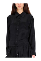 alexanderwang Women's Double Chemisier Dress Black, view 4