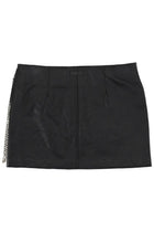 alexanderwang Women's Leather Miniskirt Black, view 3