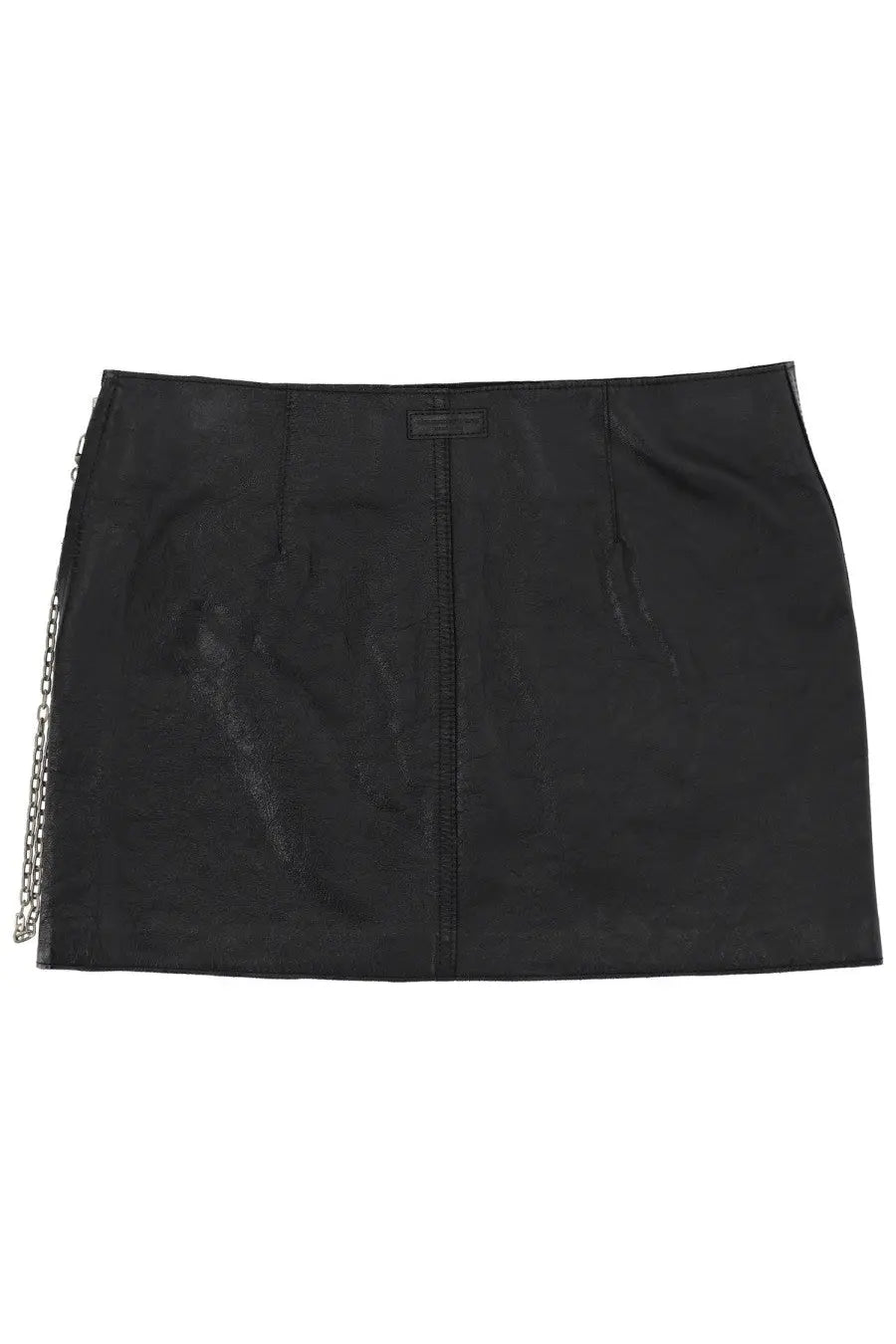 alexanderwang Women's Leather Miniskirt Black, view 3