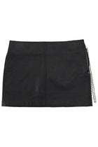 alexanderwang Women's Leather Miniskirt Black